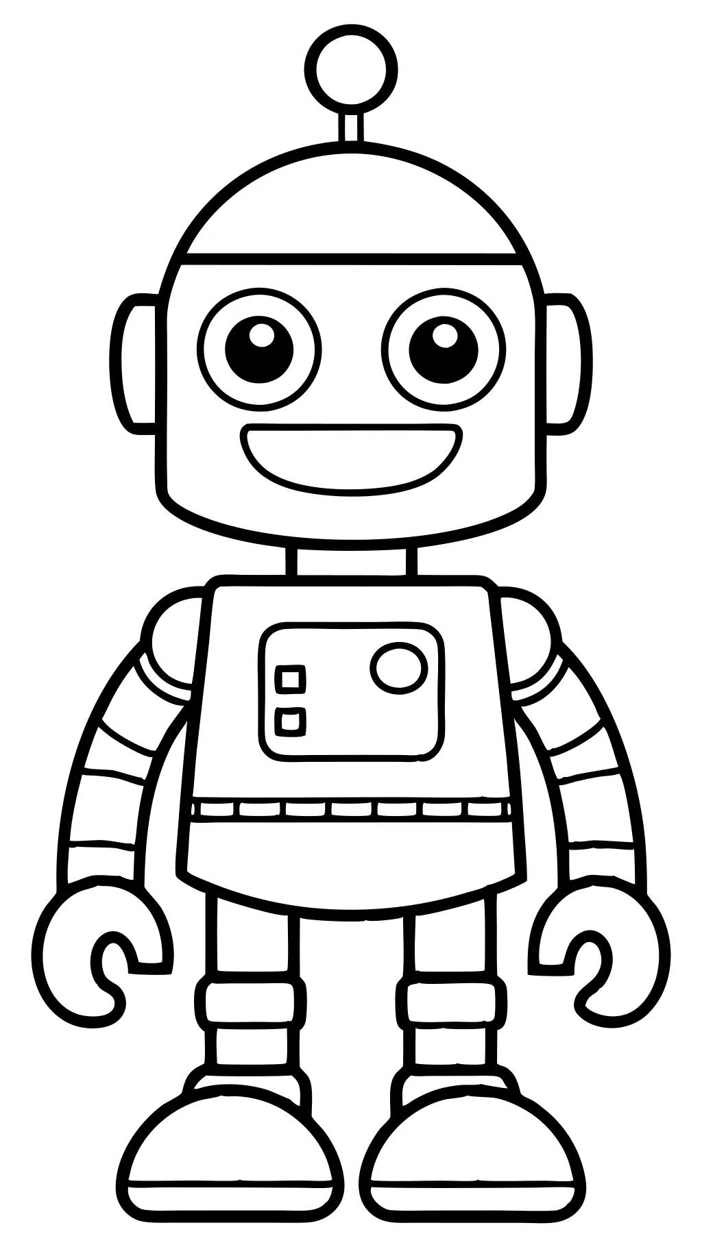 coloriages de robot imprimables